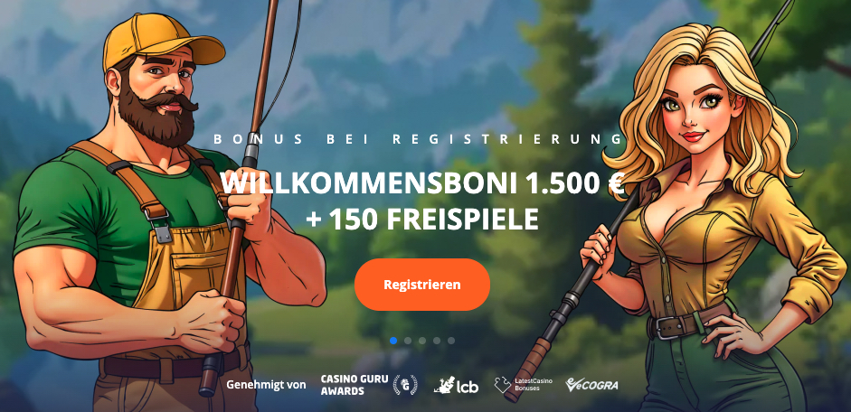 Bonus-Visual: WILLKOMMENSBONI 1.500 € + 150 FREISPIELE